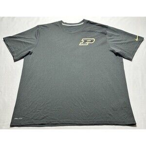 Purdue Boilermakers Nike Dri-Fit Grey Shirt Men’s Size XL NCAA *READ* SNAGS**